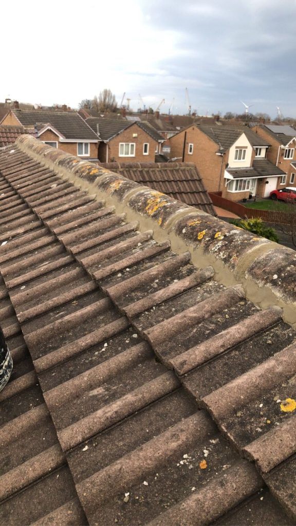Repointed Ridge Tiles